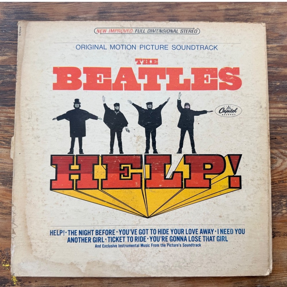The‎ Beatles Help! LP Stereo SMAS-2386 1965 Capitol OG 1st Stamper W2 #1